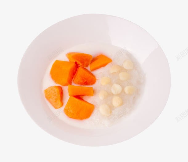 鲜奶炖木瓜png免抠素材_88icon https://88icon.com 产品实物 健康 新鲜 木瓜 牛奶 营养 补品