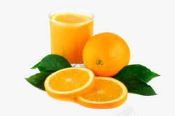 橙汁橙子素材