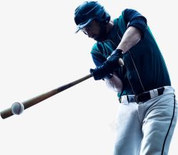 运动裤免扣正在击球的棒球运动员高清图片
