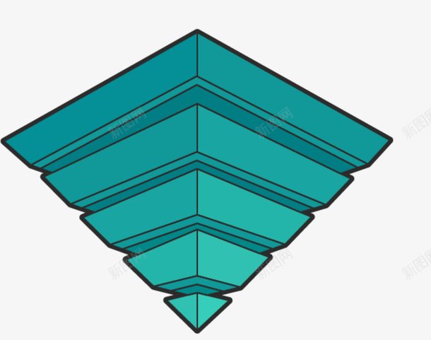 五层金字塔矢量图eps免抠素材_88icon https://88icon.com 三角形 五层 倒立 倒金字塔 塔 棱锥图 矢量图 金字塔 顶端