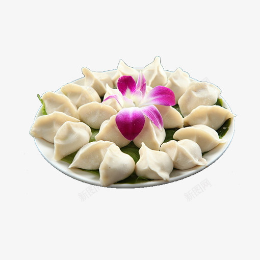 白色创意水饺美食元素png免抠素材_88icon https://88icon.com 创意 吃的 思念 水饺 白色 盘子 纹理 美食 花朵