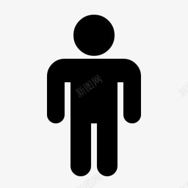 男性男厕所标志图标图标