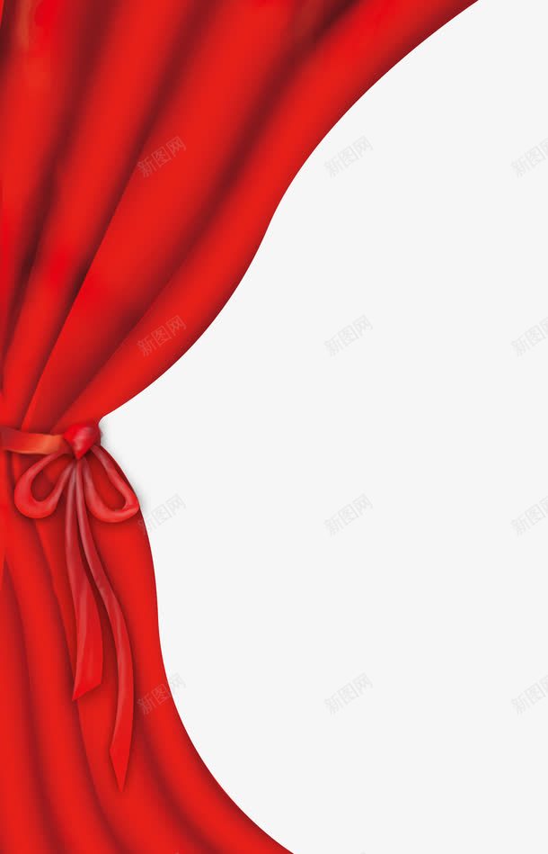 红色的布帘元素png免抠素材_88icon https://88icon.com 元素 布帘 帘子 红色 红色元素 装饰图案