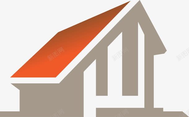 炫彩地产卡通房产建筑房屋图标图标