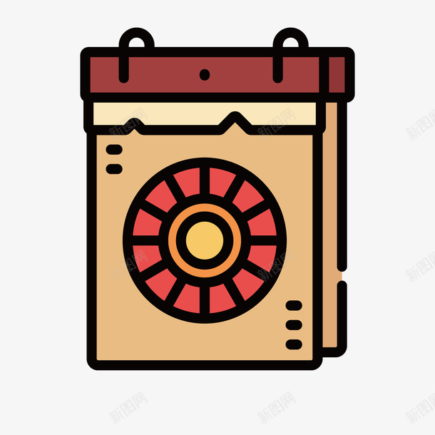 灰色手绘线稿黄历元素矢量图ai免抠素材_88icon https://88icon.com 历法 弯曲 扁平化 手绘 日历 灰色 记载 矢量图