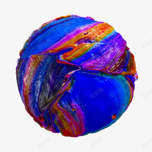 创意球形抽象画png免抠素材_88icon https://88icon.com 创意地球 创意球形 创意球形抽象画 彩球 抽象画 油画地球 球形 绚丽多彩