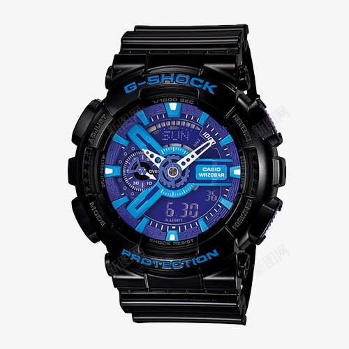 卡西欧防水防震防磁手表png免抠素材_88icon https://88icon.com CASIO 产品实物 男士手表 腕表