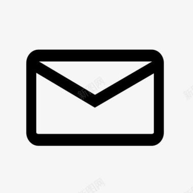 信接口电子邮件收件箱信邮件消息文本标图标图标