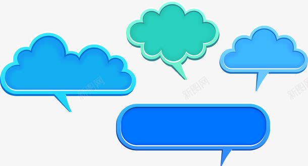 对话框泡泡png免抠素材_88icon https://88icon.com 云朵 创意 卷边 对话框 对话泡泡 异形 设计 透明