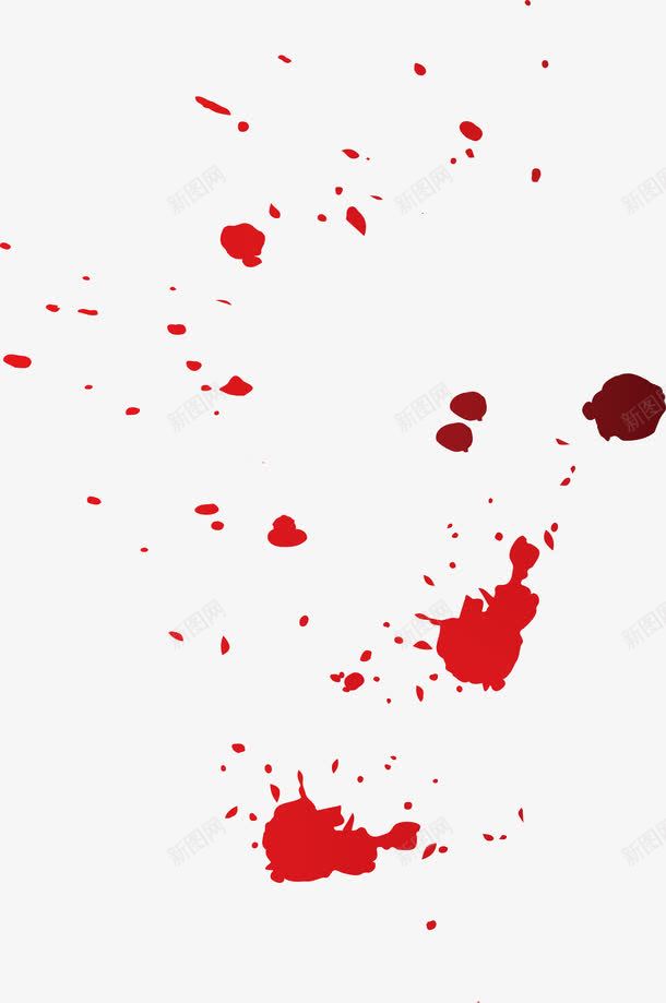 泼洒的血点png免抠素材_88icon https://88icon.com 泼洒血液 液体 矢量png 红色液体 血液 血迹