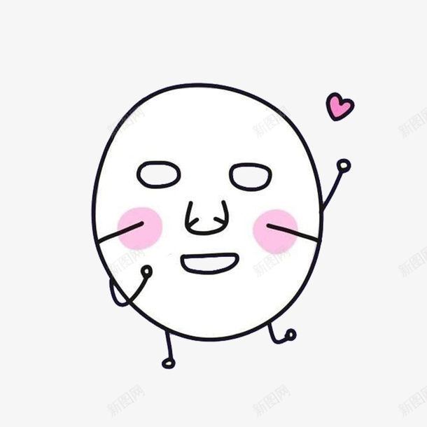 黑色手绘线稿面膜元素psd免抠素材_88icon https://88icon.com 写真在线 卡通 心形 手绘 爱情 眼睛 线稿 美白 黑色 鼻子