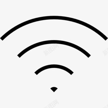 矢量信号发射器WiFi图标图标