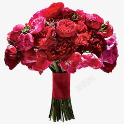 新娘手捧花红色花束素材