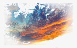 火烧云素材