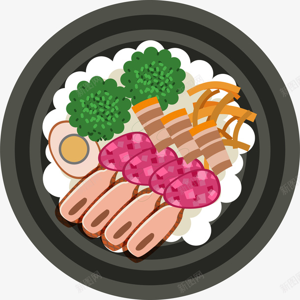 卡通美食矢量图ai免抠素材_88icon https://88icon.com 卡通手绘美食 卡通美食 手绘美食 拌饭 烤肉 美食 蔬菜 餐盘 矢量图