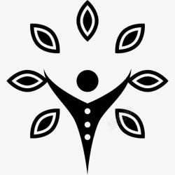 首页健身SPA标识为温泉图标高清图片