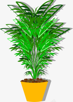 盆树卡通植物盆栽装饰图案高清图片