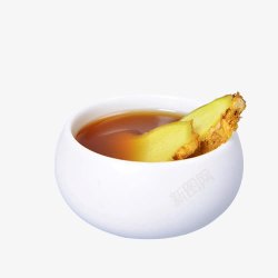 生姜片泡姜母茶素材