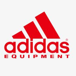 adida阿迪达斯红色logo图标高清图片