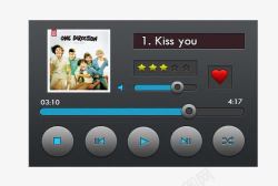 用户界面设计UI音乐播放器用户界面图标高清图片