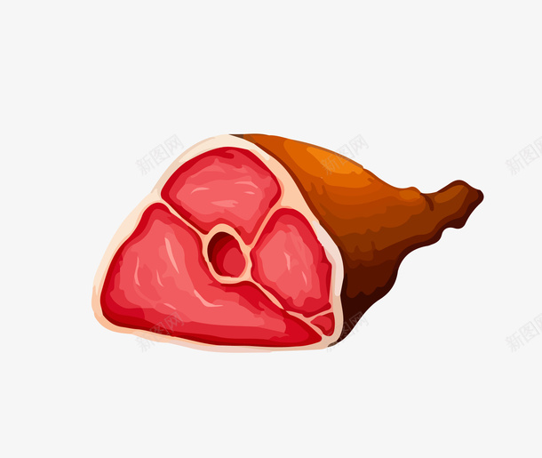 腿肉矢量图ai免抠素材_88icon https://88icon.com ai格式 冷鲜 大腿肉 扁平设计 烤肉 牛肉 生肉 肉 肉类 肉食 食物 矢量图