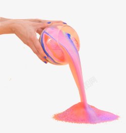 粉色流沙素材
