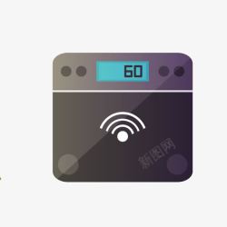 手绘wifi称重仪器素材