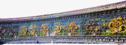 中国风古老墙壁素材