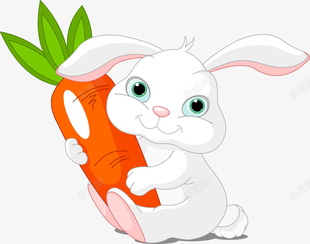 小兔子矢量图eps免抠素材_88icon https://88icon.com q版兔子 兔子 卡通兔子 卡通胡萝卜 小兔子 矢量兔子 矢量图 胡萝卜