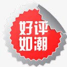 淘宝促销标签png免抠素材_88icon https://88icon.com 促销标签 好评如潮 水印 淘宝天猫 淘宝百搭人气王 红色