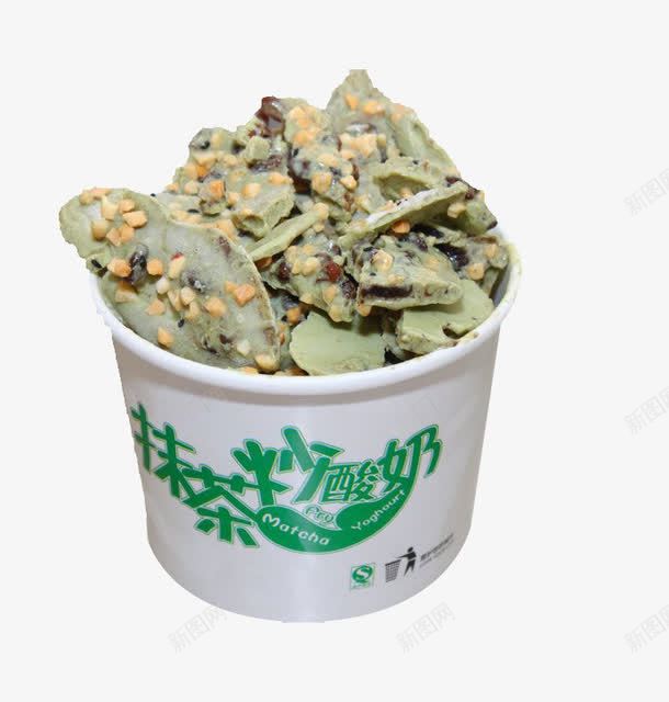 抹茶冰酸奶png免抠素材_88icon https://88icon.com 冰 夏天 抹茶 炒酸奶 甜品 酸奶