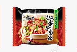 麻辣味方便面椒香牛肉面高清图片