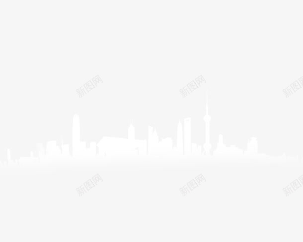 白色城市轮廓图png免抠素材_88icon https://88icon.com 城市 建筑 白色 轮廓图 通用图案