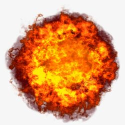 爆发火焰火山大爆发原子核爆发火焰高清图片