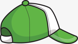 卡通夏天棒球帽装饰素材