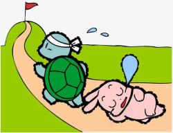 龟兔赛跑龟兔赛跑高清图片
