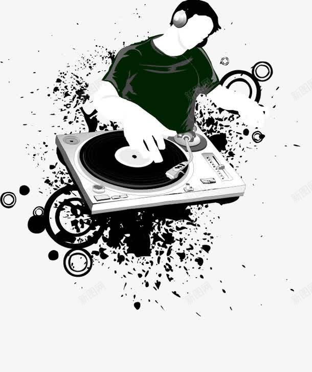 动感音乐png免抠素材_88icon https://88icon.com DJ DJ剪影 唱片机 打碟 流行音乐 音乐