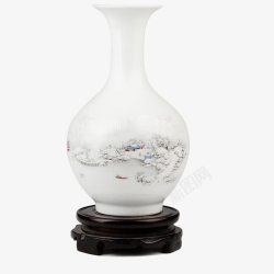 白色瓷器花瓶素材