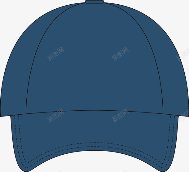 卡通蓝色帽子正面图png免抠素材_88icon https://88icon.com 卡通帽子 帽子 帽子图 彩色 服饰 棒球帽 毛线帽 礼帽