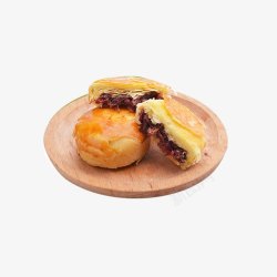 制作糕点用品产品实物酥皮玫瑰鲜花饼高清图片