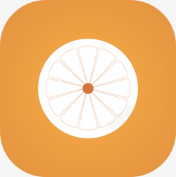 彩色橙子外卖app食物appapp图标高清图片