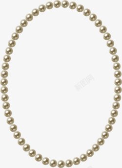 复古工业饰品珍珠项链高清图片