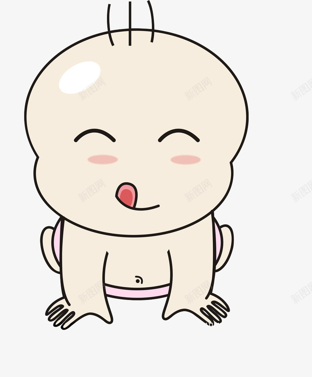 吐舌头的可爱宝宝png免抠素材_88icon https://88icon.com 卡通 卡通婴儿 可爱 可爱的卡通婴儿矢量 婴儿 婴儿笑 婴幼儿 孩子 宝宝 宝贝