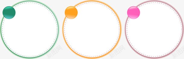 彩色圆形边框png免抠素材_88icon https://88icon.com AI 卡通 圆形 彩色 手绘 线条 边框