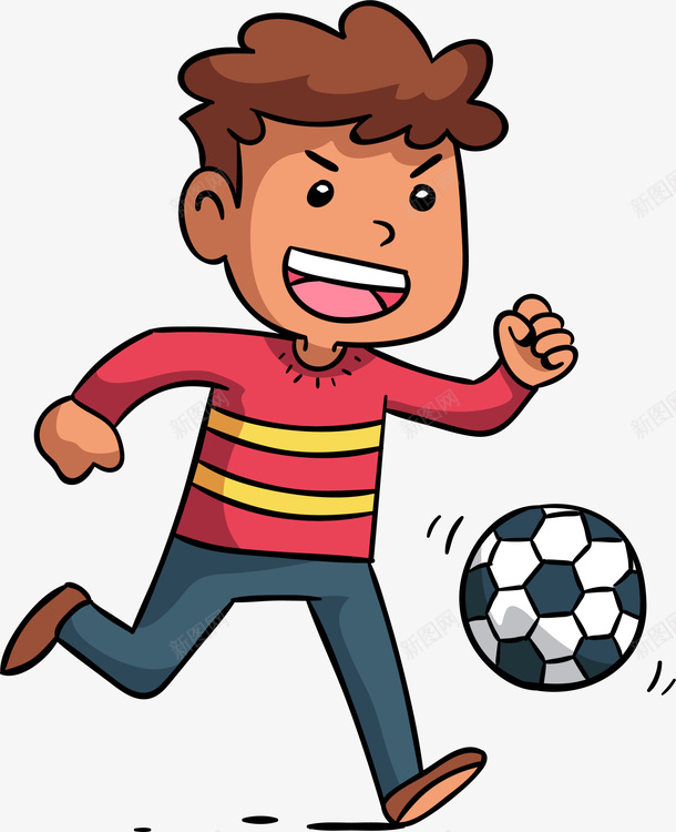 儿童节踢球的男孩png免抠素材_88icon https://88icon.com 儿童节 卡通男孩 可爱男孩 踢球的男孩 踢足球 运动