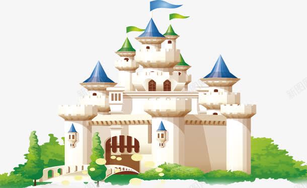 精致城堡卡通装饰图案png免抠素材_88icon https://88icon.com 卡通 城堡 平面 手绘 童话 童趣