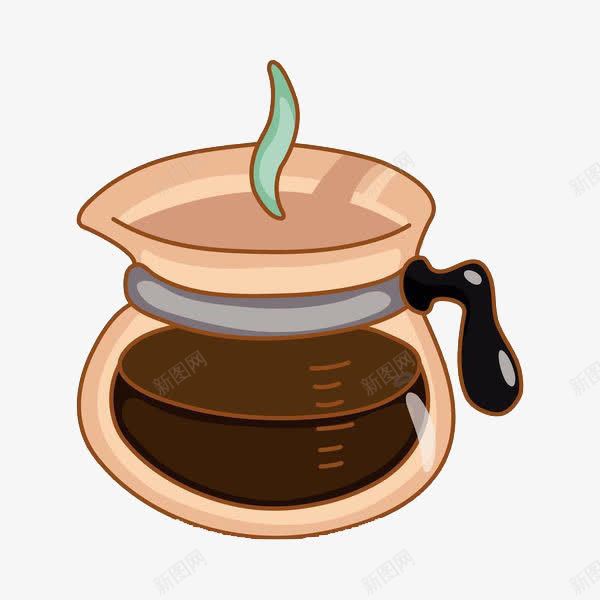 冒着热气的咖啡壶png免抠素材_88icon https://88icon.com coffee 冲饮 卡布基诺 卡通 咖啡 咖啡壶 抵抗困意 振奋精神 提神 热的 热饮 苦的 饮料