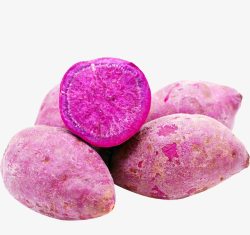 实拍产品紫薯地瓜高清图片