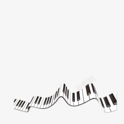 琴键键盘高清图片