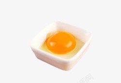 农家土鸡蛋方碗里的鸡蛋高清图片